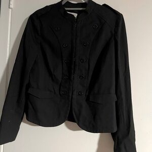 Esprit Black Military Style Blazer Size 10